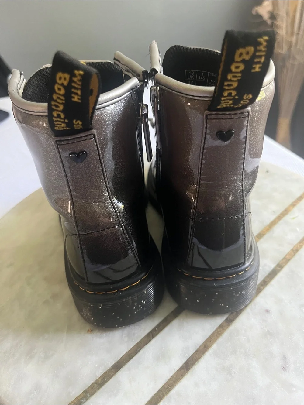 Dr. Martens glossy black
